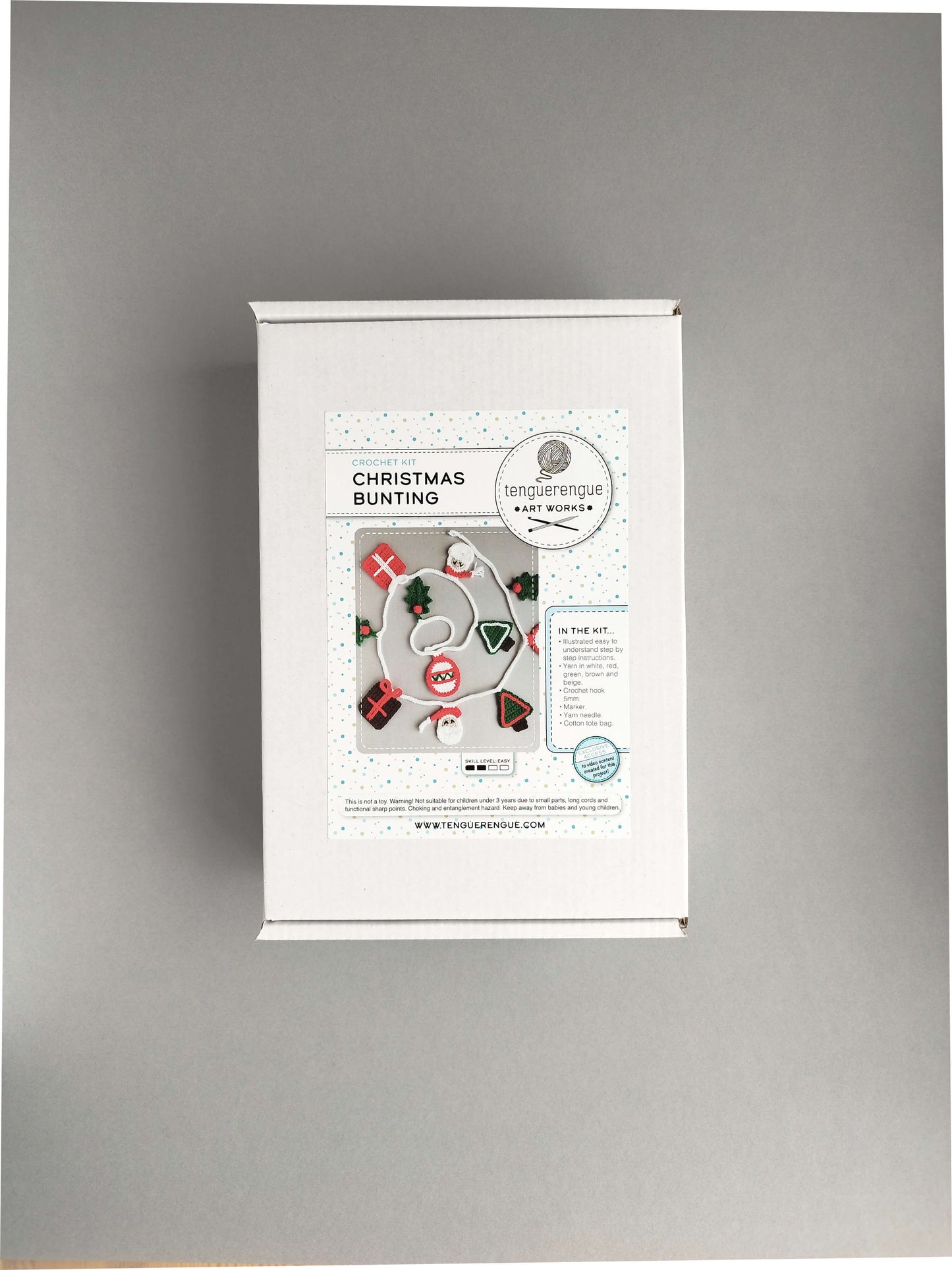 Crochet kit: Christmas bunting