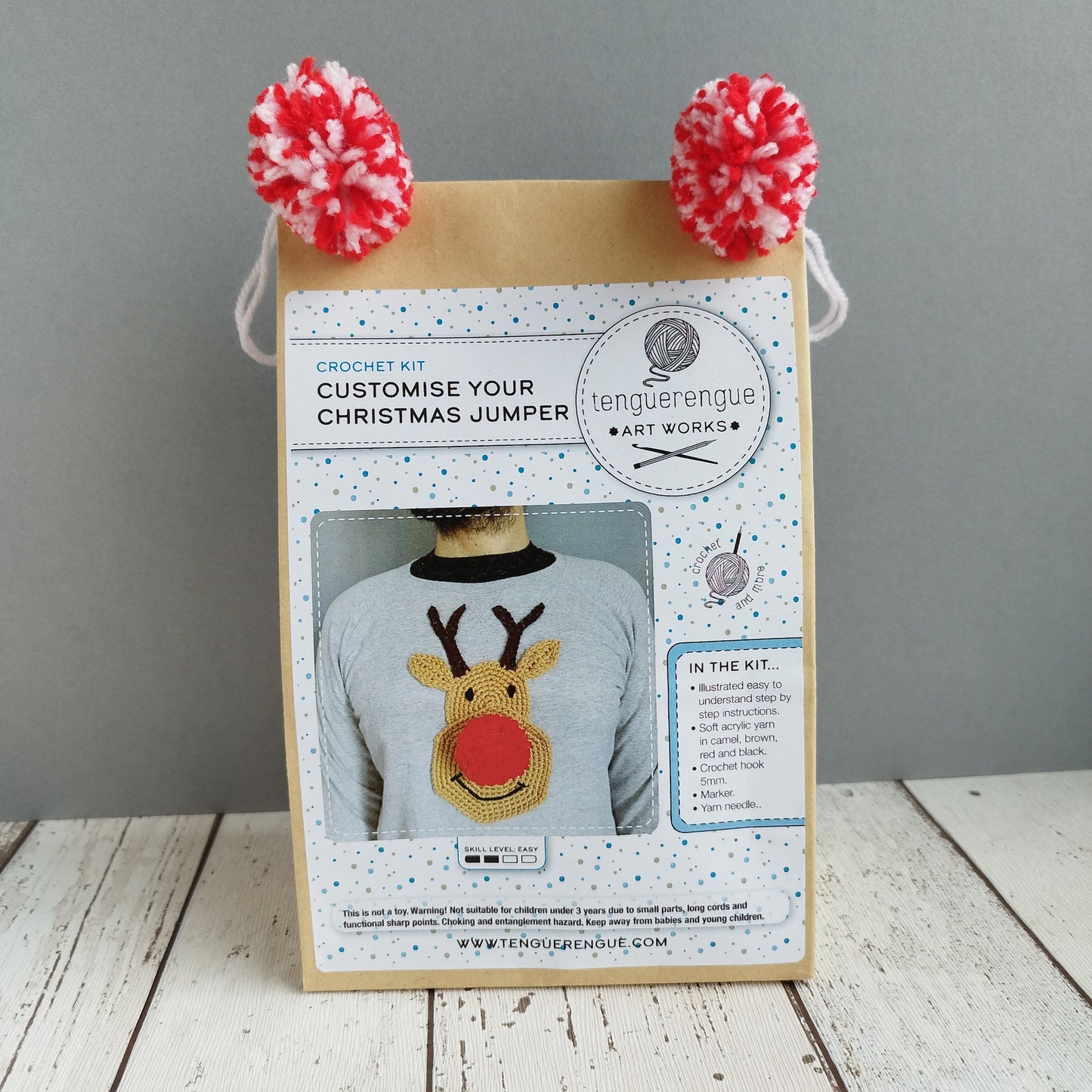 Christmas jumper crochet kit