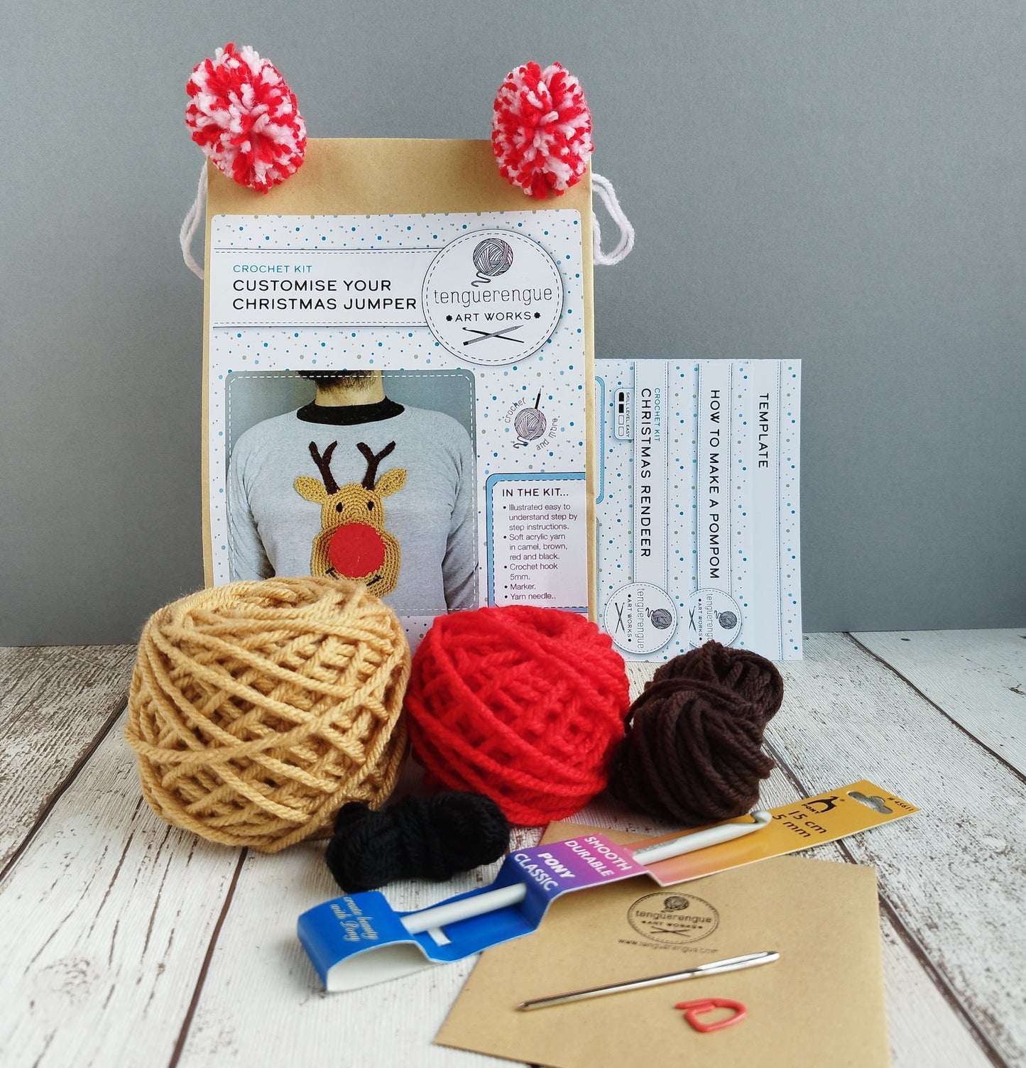 Christmas jumper crochet kit
