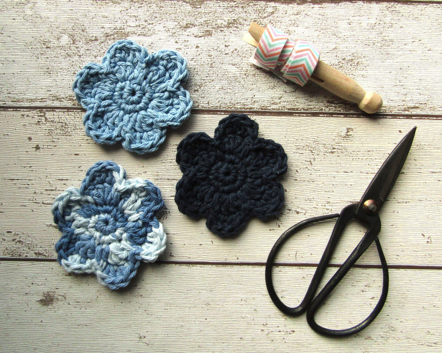 Crocheted reusable Make up pads
