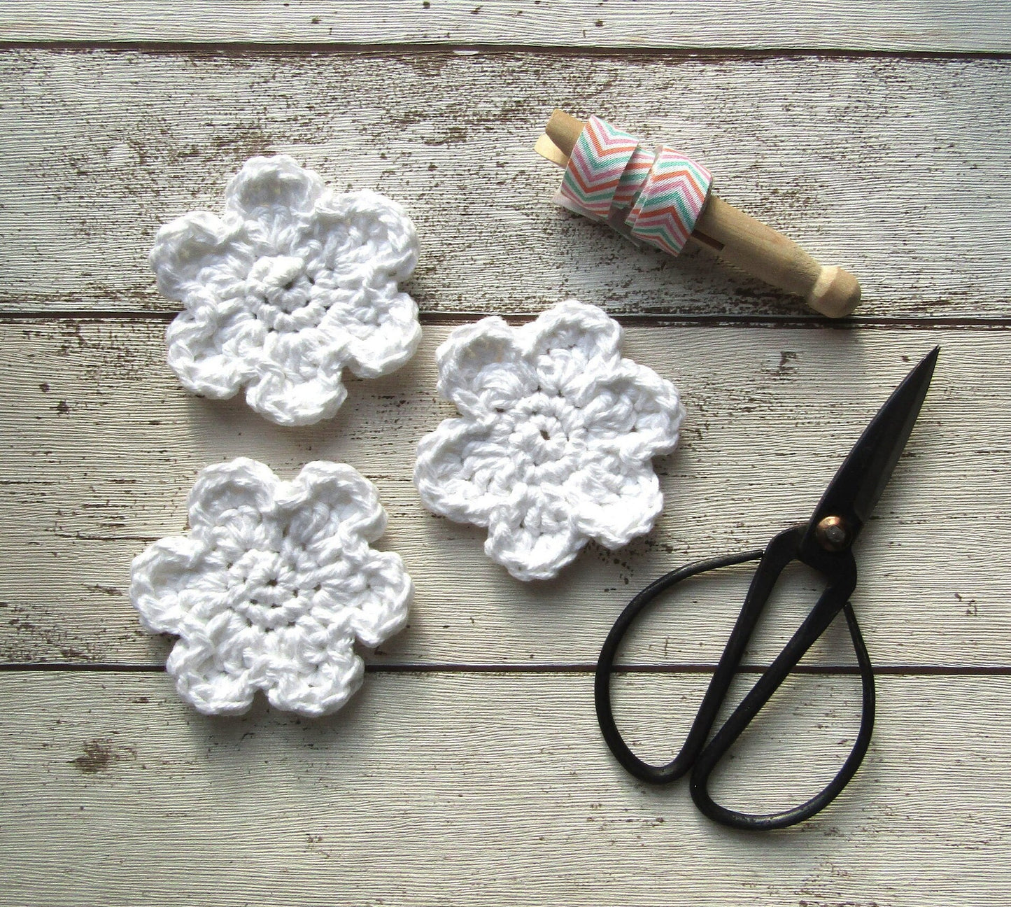 Crocheted reusable Make up pads