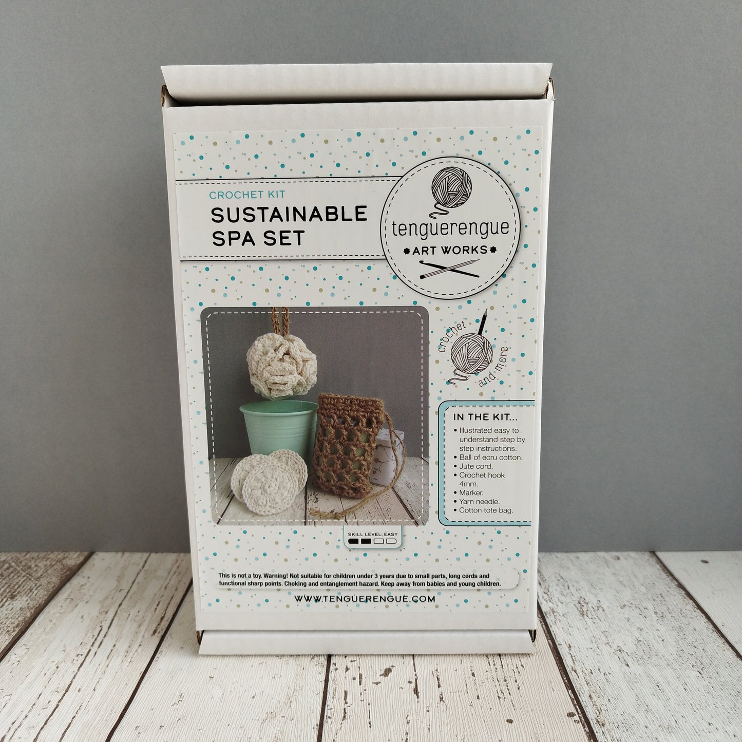 Crochet kit: Sustainable Spa Set