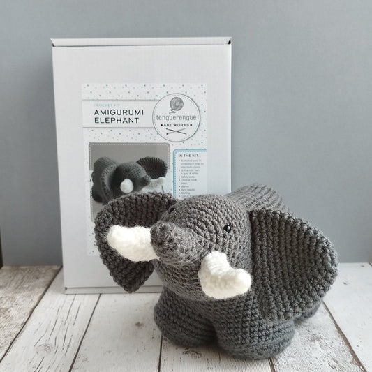 Crochet kit: Amigurumi Elephant