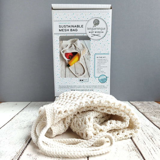 Crochet kit: Sustainable mesh bag