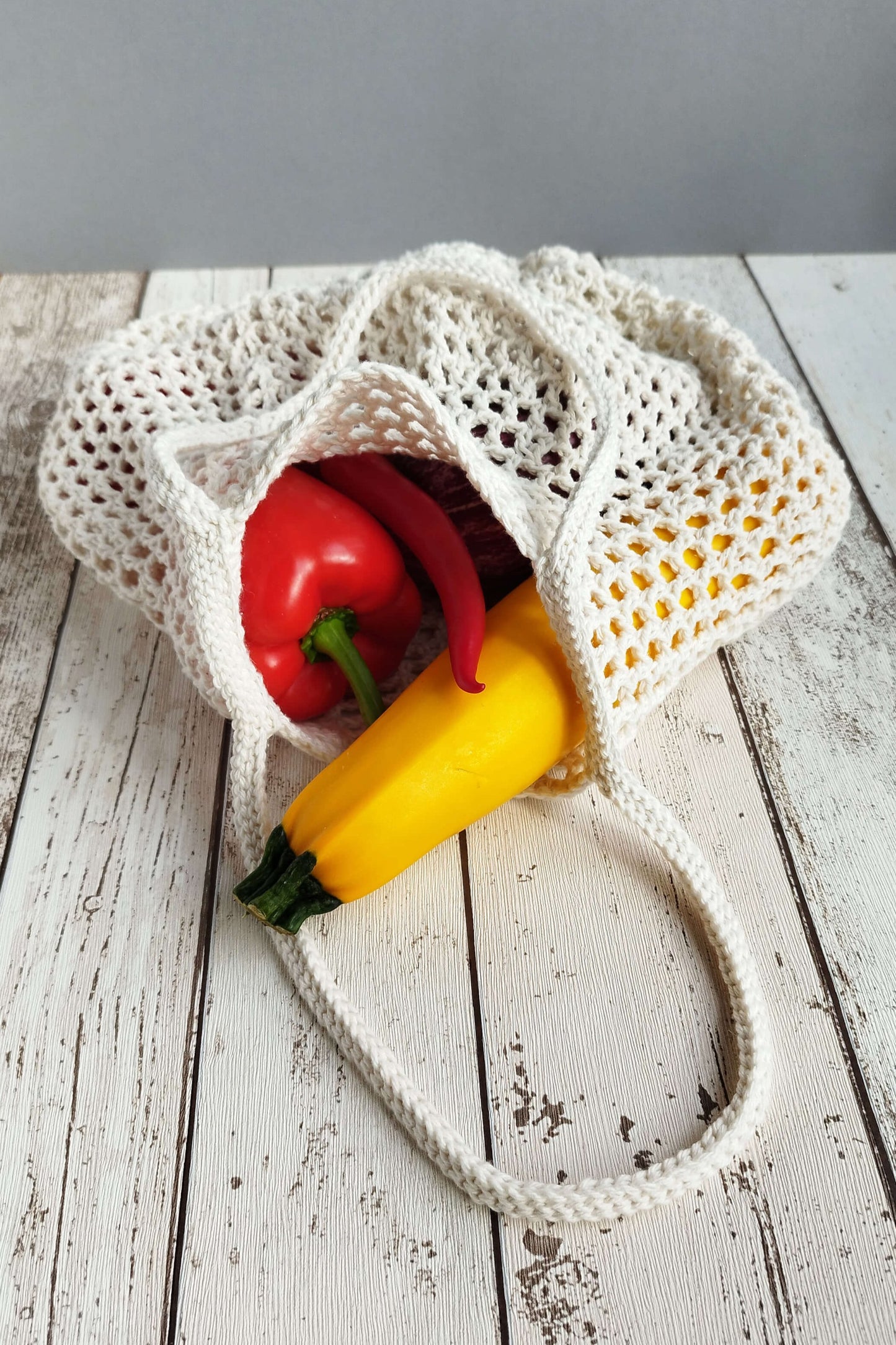 Crochet kit: Sustainable mesh bag