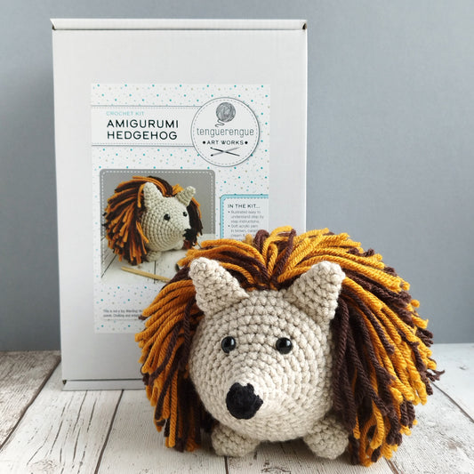 Crochet kit: Amigurumi Hedgehog
